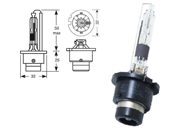 LAMPARA DESCARGA XENON D2R 85V 35W (CAJA 1 UNIDAD) Accesoires VOITURE ILUMINACIÓN Y SEÑALIZACIÓN