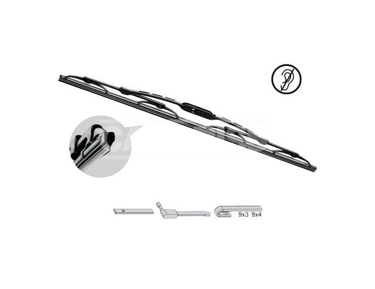 LIMPIAPARABRISAS ESTANDAR 48CM 19' CAJA 1 UNIDAD Accesoires VOITURE ESCOBILLAS LIMPIAPARABRISAS