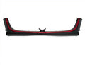 Moldura central parachoques delantero, negro, perfil rojo Alfa ROMEO GIULIETTA