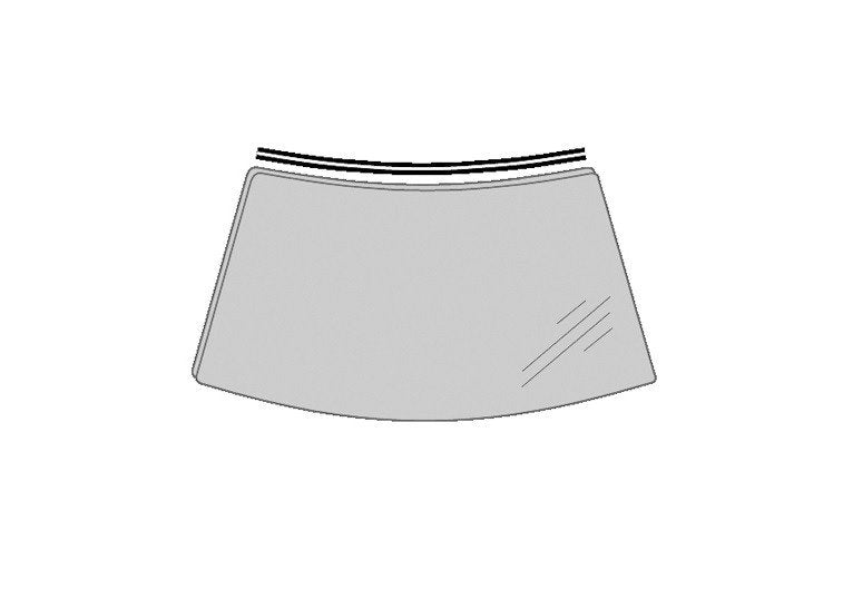 Moldura parabrisas superior Peugeot 306