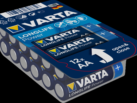 Pack 12 pilas Varta LR06 AA Longlife Accesoires VOITURE ELECTRÓNICA