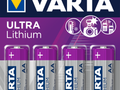 Pack 4 pilas Varta LR06 AA Ultra Lithium Accesoires VOITURE ELECTRÓNICA