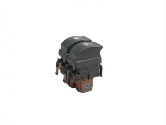 Panel 2 interruptores elevalunas negro delantero izquierdo (10 pins - marron) Renault MEGANE