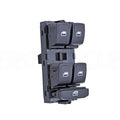 Panel de 4 interruptores, elevaslunas delantero izquierdo, negro (10 pines) Volkswagen GOLF