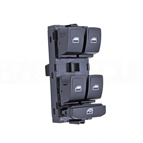 Panel de 4 interruptores, elevaslunas delantero izquierdo, negro (10 pines) Volkswagen GOLF