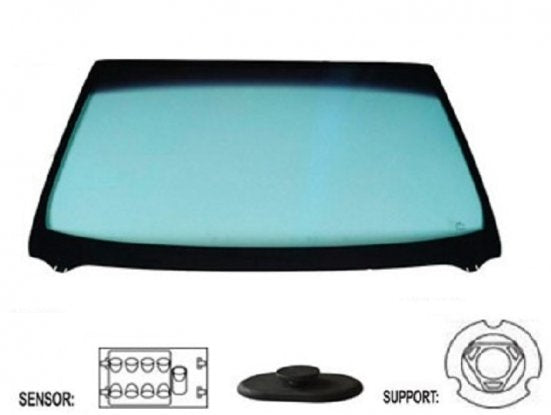 Parabrisas control solar tintado verde difuminado gris sensor Citroen C3