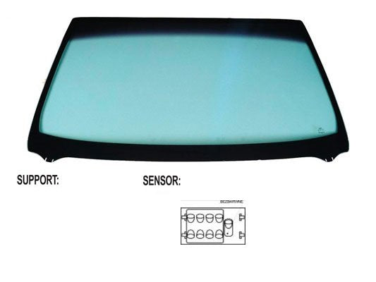 Parabrisas tintado verde control solar + sensor Mini MINI