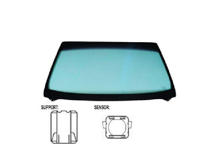 Parabrisas tintado verde GTC para sensor 3ptas Opel ASTRA