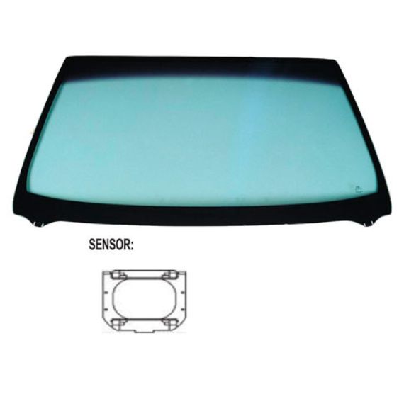 Parabrisas tintado verde, sensor Volkswagen TOURAN