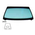 Parabrisas verde con control solar, serigrafiado, con base espejo, con moldura superior/inferior, 5 puertas Fiat STILO