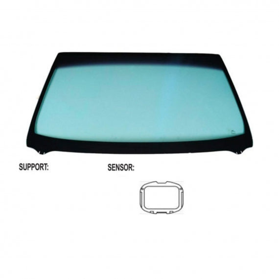 Parabrisas verde, control solar, moldura inferior Seat IBIZA
