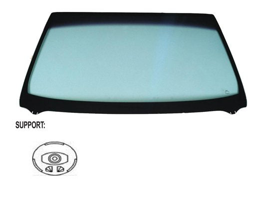 Parabrisas verde, control solar Skoda FABIA