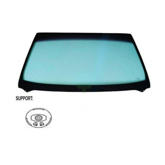 Parabrisas verde difuminado, con base para espejo retrovisor, con molduras superior e inferior Audi TT