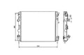 Radiador 1,2L - 1,4L - 1,6L - 1,5L Dci -1,9L Dti Dacia LOGAN