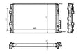 Radiador 1,9L dCi - 2.0L dCi [Caja auto.] Renault MEGANE