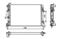 Radiador 1.0L - 1.2L - 1.4L - 1.4L TDI - 1.6L TDI Volkswagen POLO