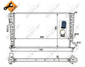 Radiador 1.8L Diésel - 1.9L Diésel Peugeot 306