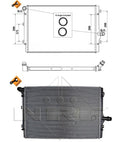 Radiador 2.0L TDI - 2.0L TDI 16v & quattro Volkswagen GOLF