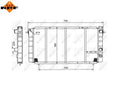 RADIADOR 2.0L TS-GTS-TX-TXE BVM/A +/- A/C & 2.1TD/GTD (J8S) BVM SIN A/C (630x326x35) 03/84-> Renault R25