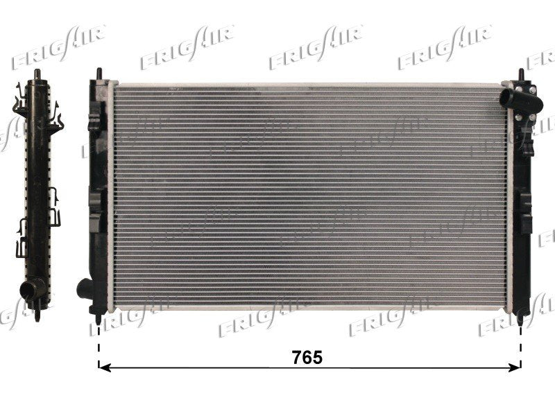 Radiador 2.2L Hdi clim. Citroen C-CROSSER