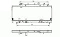 Radiador 60/75 1,2L Fiat PUNTO