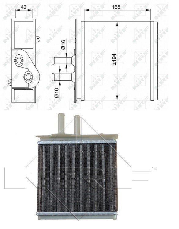 Radiador de calefacción [Magneti Marelli] Lancia Y