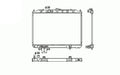 Radiador gasolina 2,0L - 2,0L 4x4 - 2,5L 4x4 Nissan X-TRAIL