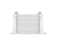 Radiador refrigerador aceite 1,9LTD Fiat TEMPRA