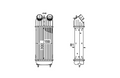 Refrigerador de aire sobrealimentación 1.6L Hdi Citroen C3