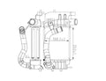Refrigerador de aire turbo 1,4L Toyota YARIS