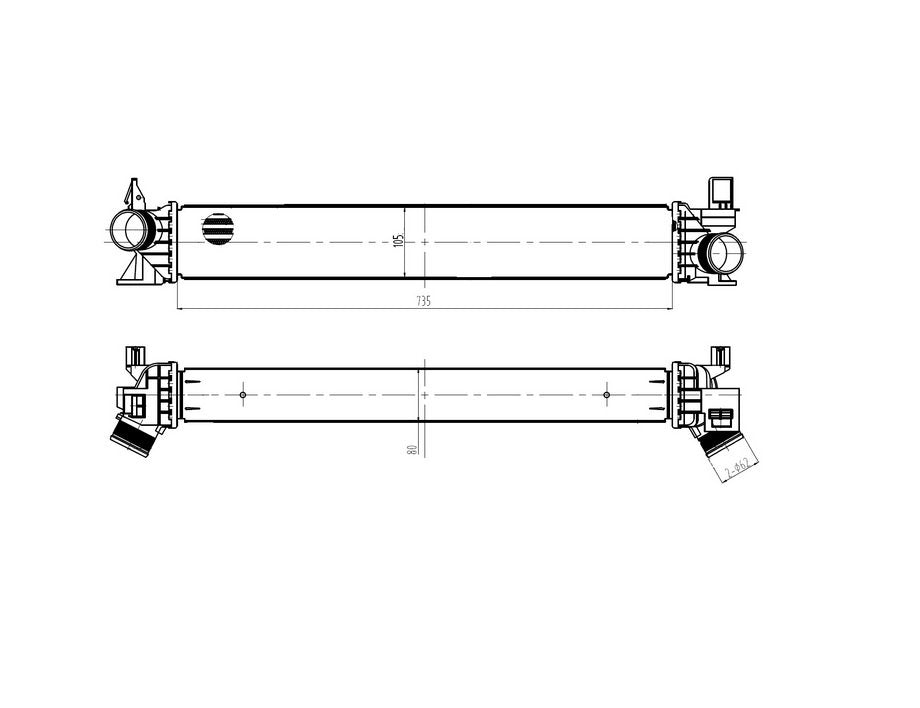 Refrigerador intercambiador aire Citroen JUMPER