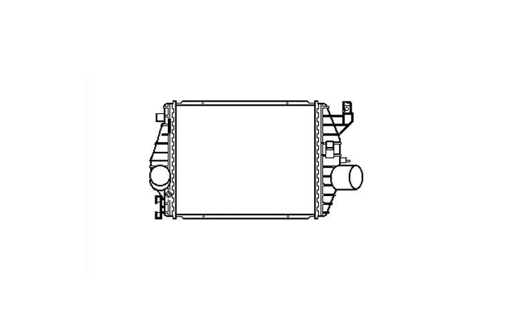 Refrigerador intercambiador aire turbo Vito 2,2L - 2,3L CDI (108-110-112) - V CLASSE 200 220 CDI Mercedes VITO