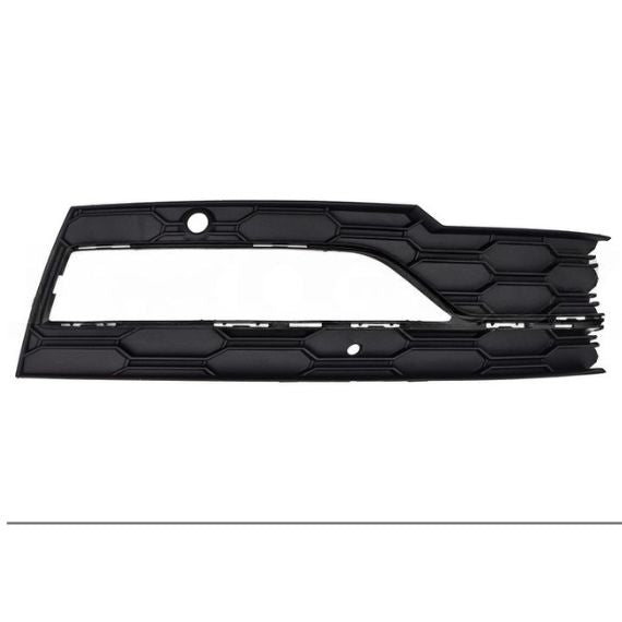 Rejilla derecha parachoques delantero, negra, con agujero Skoda OCTAVIA