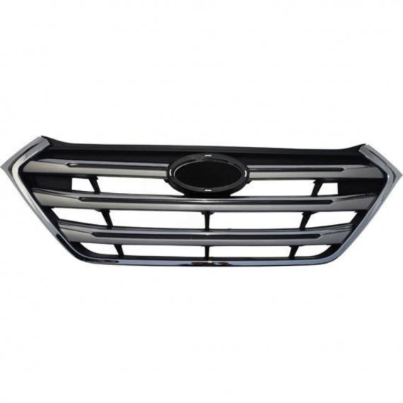 Rejilla frente, negra, moldura cromada Hyundai TUCSON