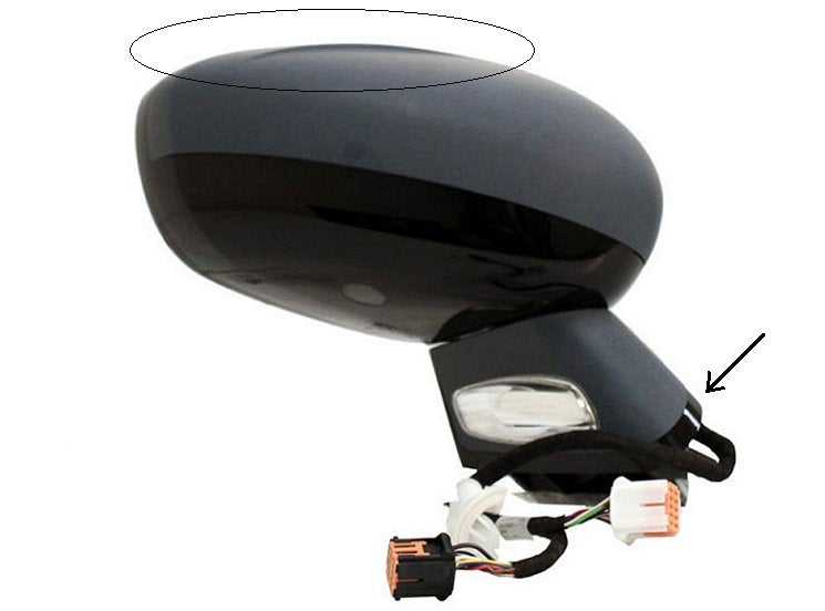 Retrovisor exterior derecho Citroen DS4