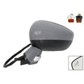 Retrovisor eléctrico izquierdo, convexo, imprimado, térmico, abatible, con intermitente, cortesía, memoria, side (16 pines) Citroen DS4