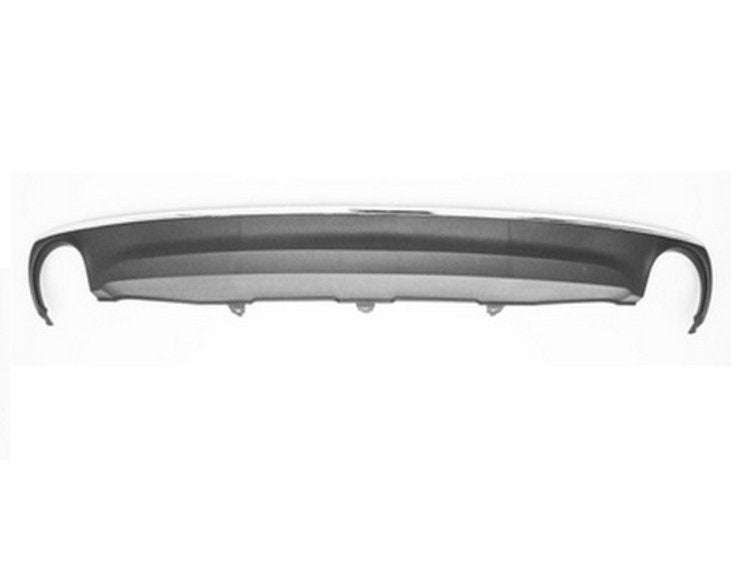 Spoiler parachoques trasero, negro, moldura cromada AUDI Audi A6